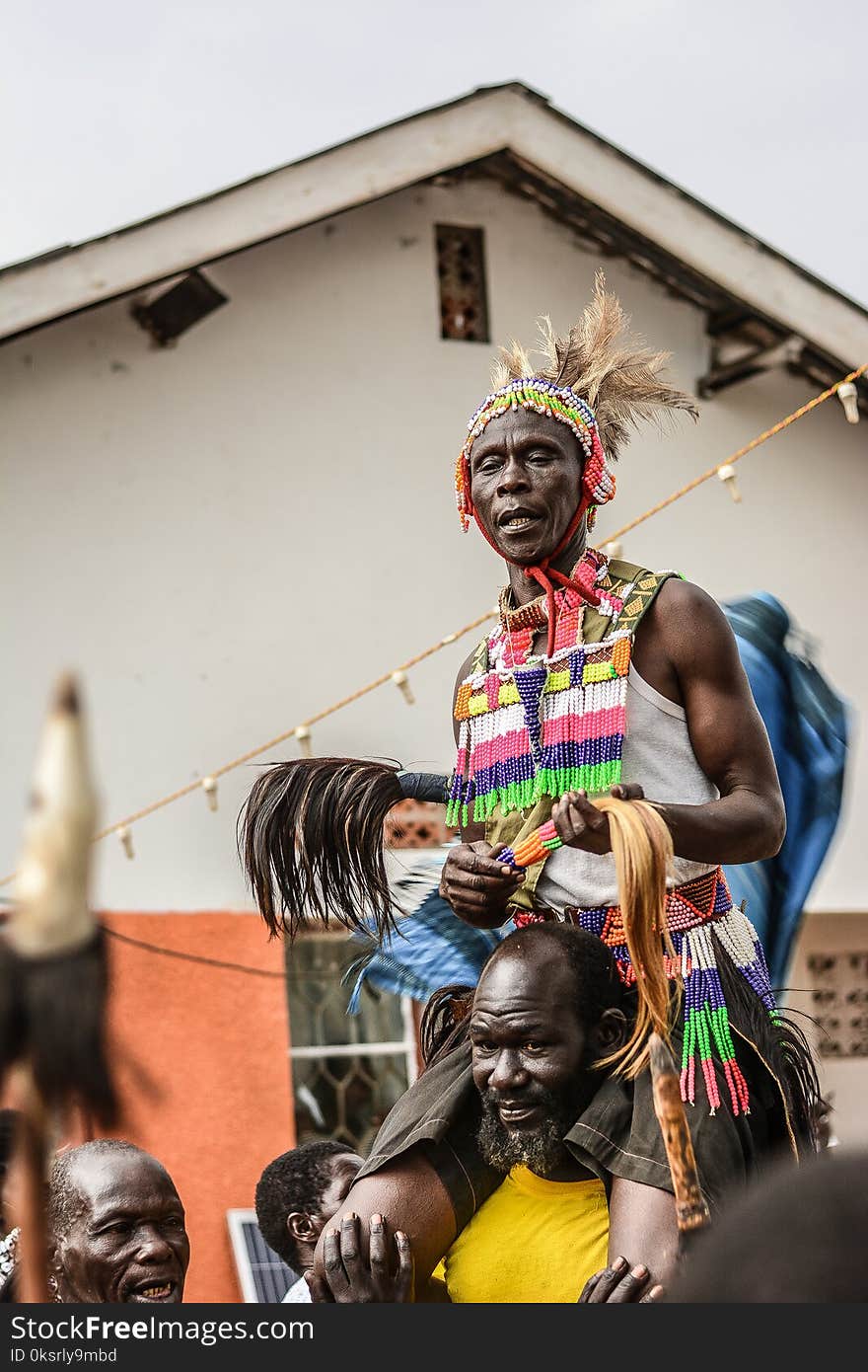 Man Wearing Traditional Outfit