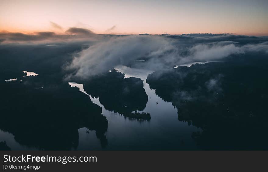 Bird&#x27;s Eye Photo of Lake