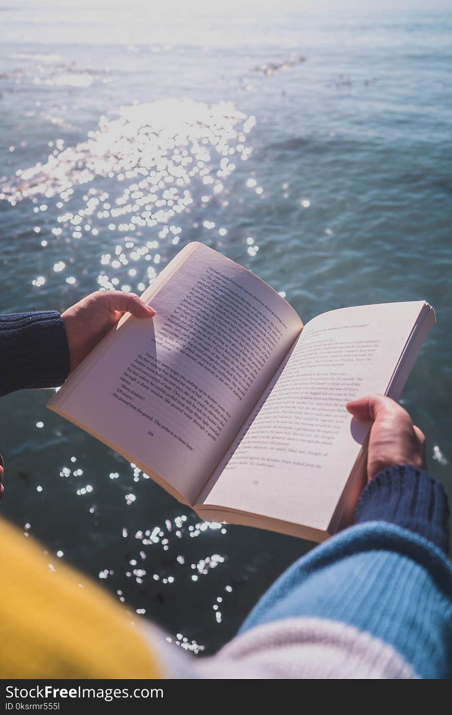 Person Holding Book