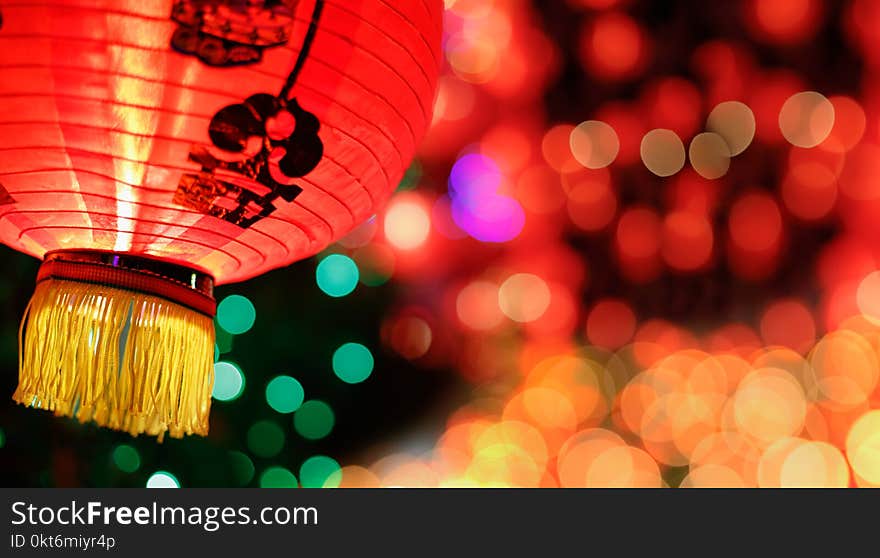 Chinese New Year Lanterns In Chinatown