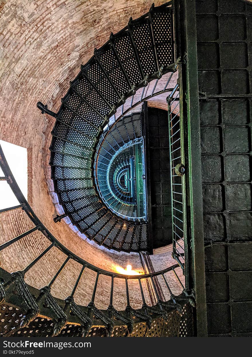 Photo of Black Mesh Spiral Stairs