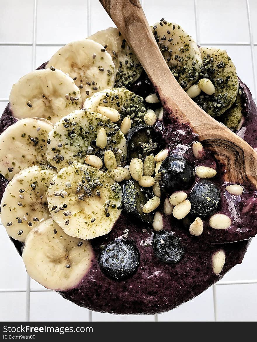 Vegetable and Fruit on Bowl