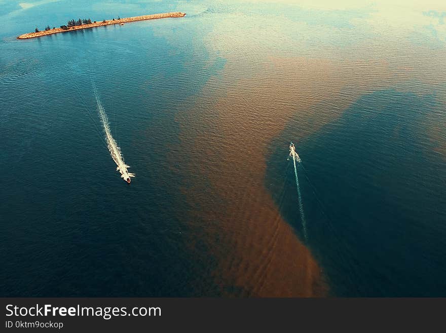 Water Crafts On Lake