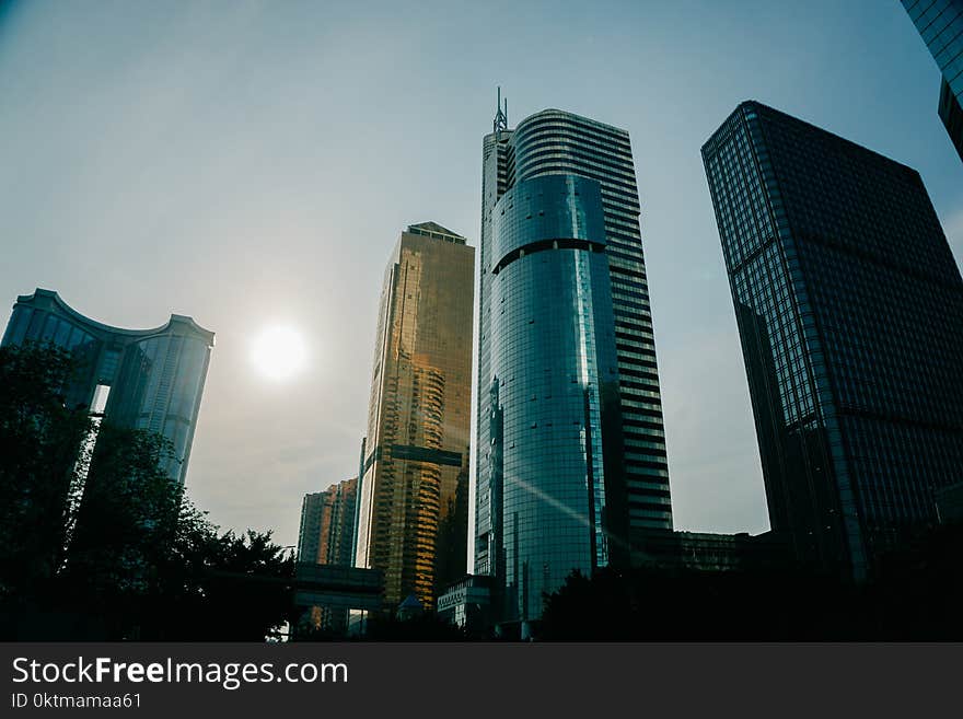 Photo of Gray Concrete Buildings