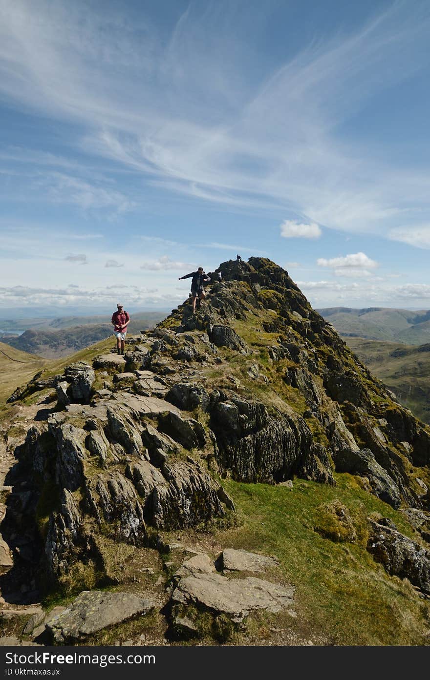 Two People on Rocky Formation