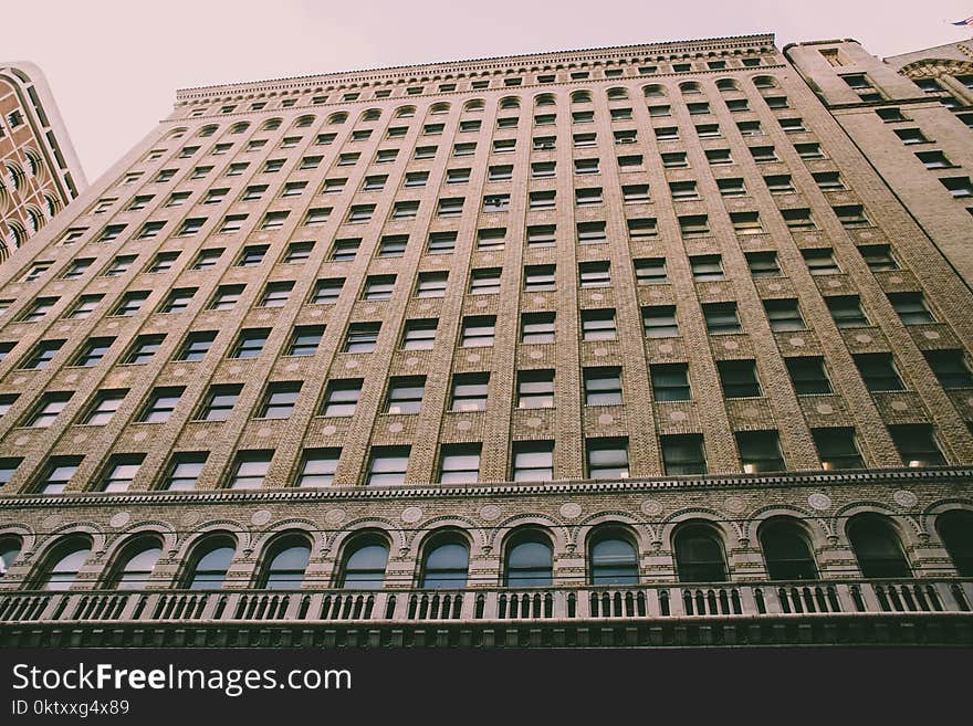 Low Angle Photography of Brown Building