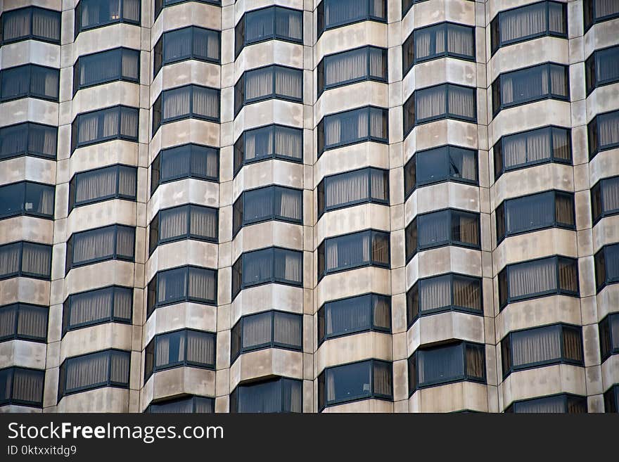 Gray and Clear Glass Building