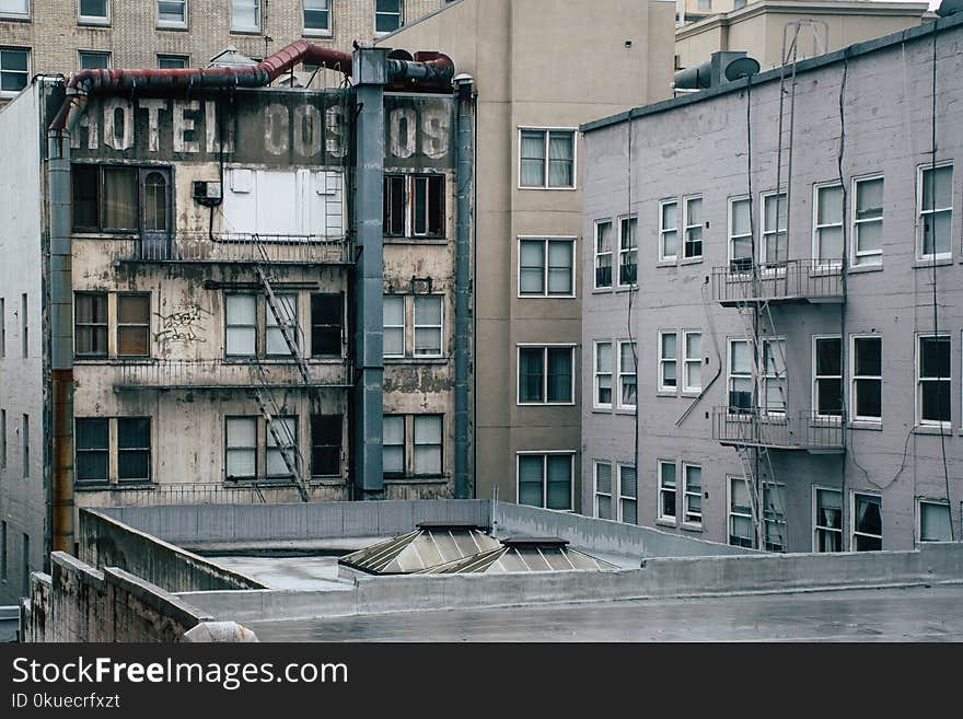 Gray Concrete Building