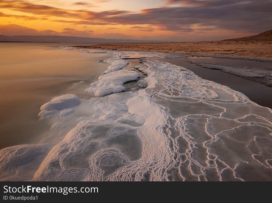 Body of Water during Sunset