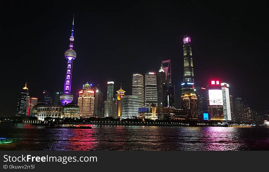 High-rise Buildings at Night