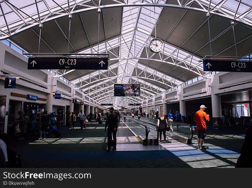 People Inside a Terminal Airport