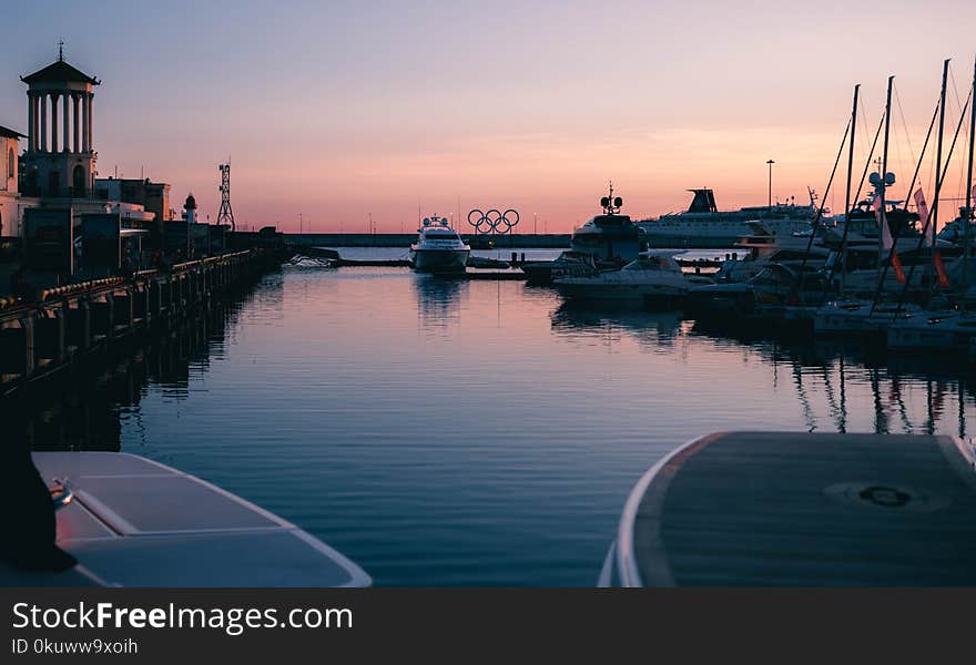 Port With Yacht