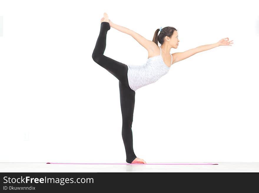 Woman Doing Yoga