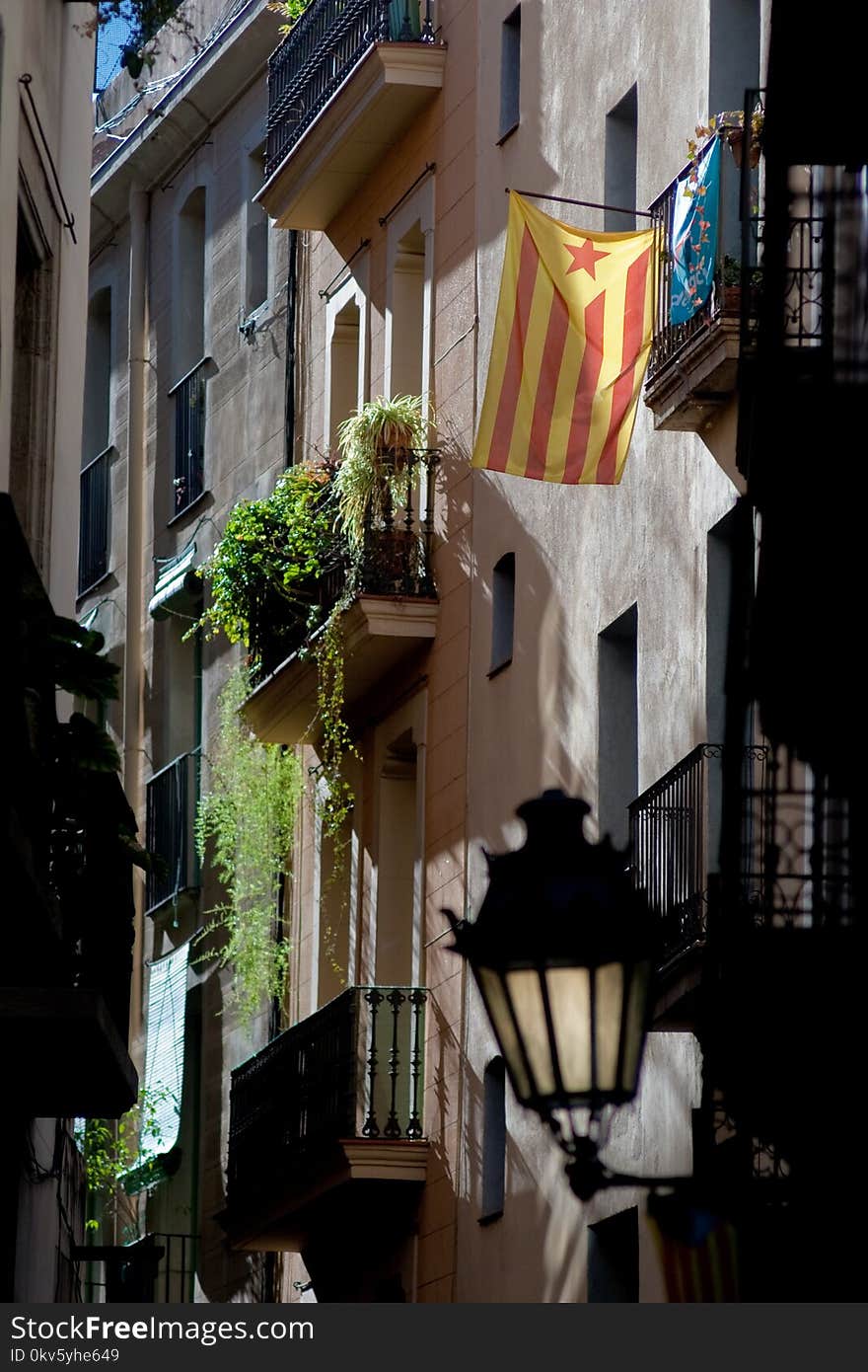 Balcony, Town, Window, Architecture