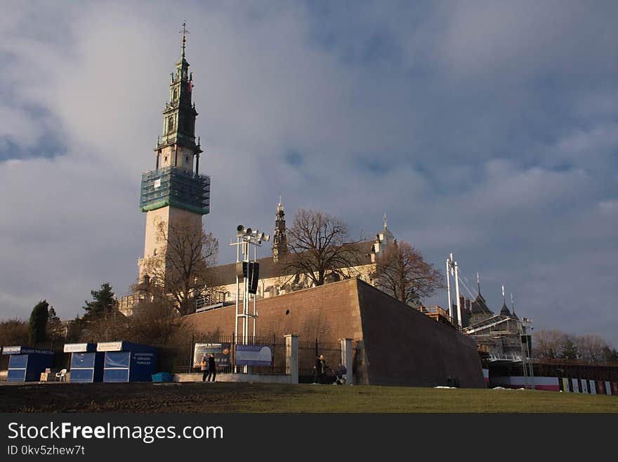 Sky, Tower, Building, Steeple