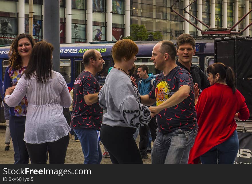 Crowd, Car, Event, Street