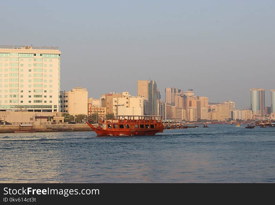 Skyline, Waterway, City, Water Transportation