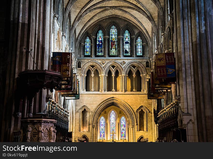 Cathedral, Medieval Architecture, Building, Place Of Worship