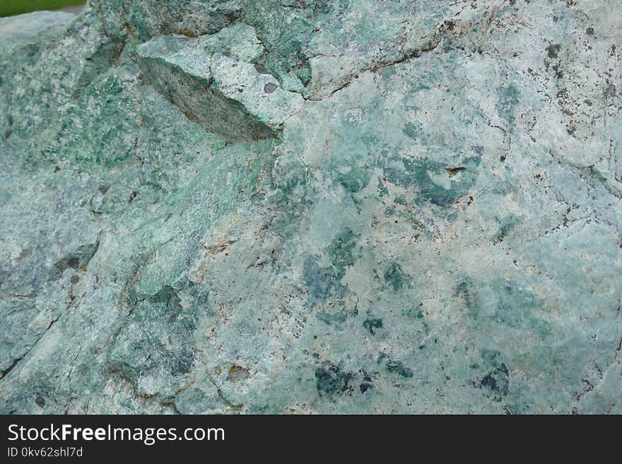 Green, Rock, Geology, Mineral