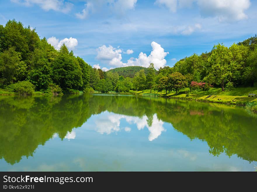 Reflection, Nature, Sky, Water