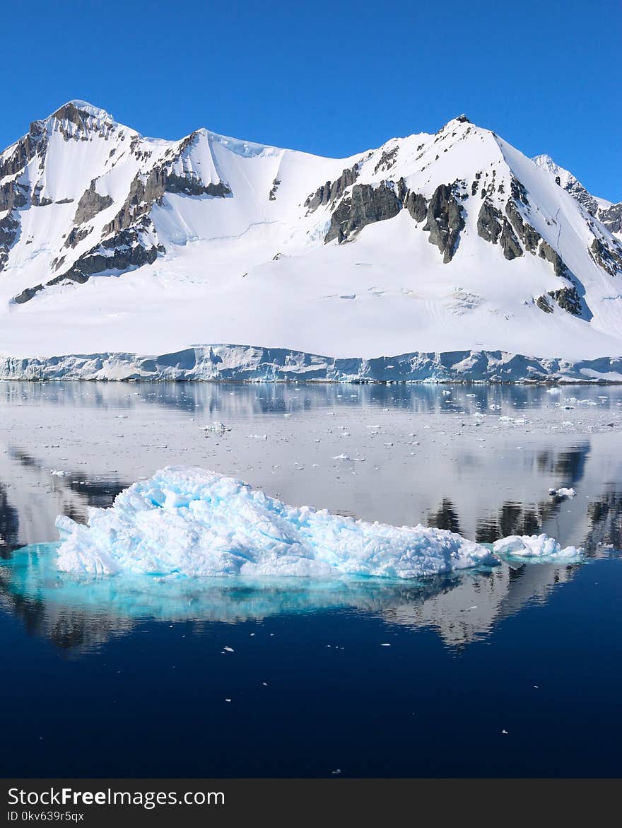 Glacial Lake, Iceberg, Glacier, Arctic