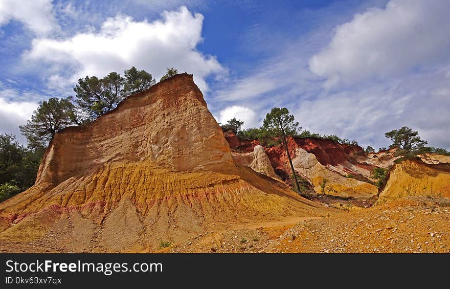 Sky, Badlands, Soil, Cloud