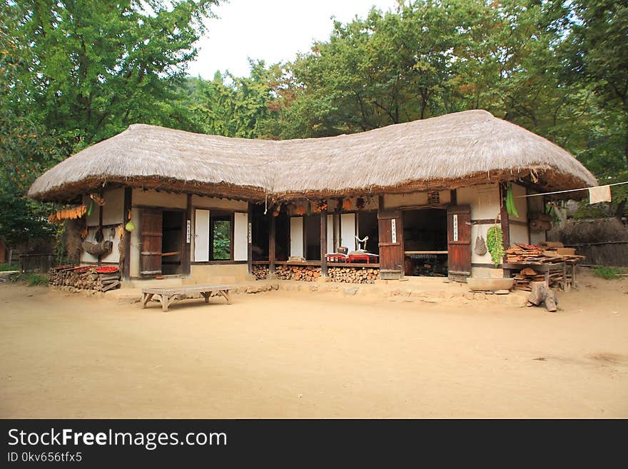 Thatching, Hut, Cottage, House