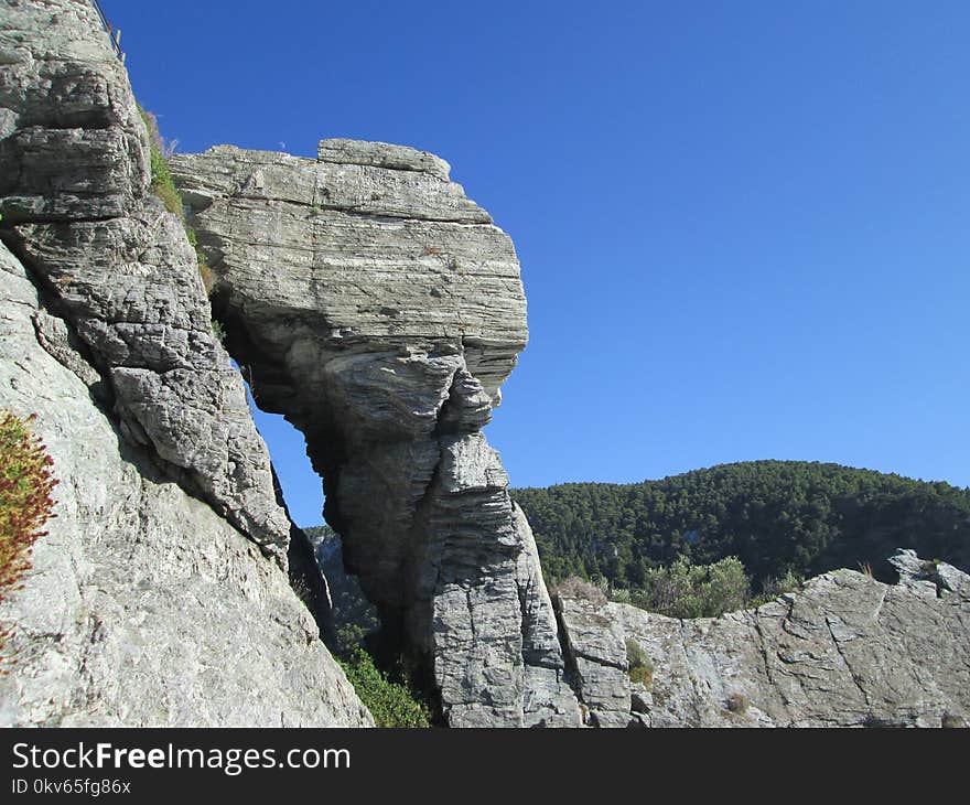 Rock, Bedrock, Outcrop, Escarpment