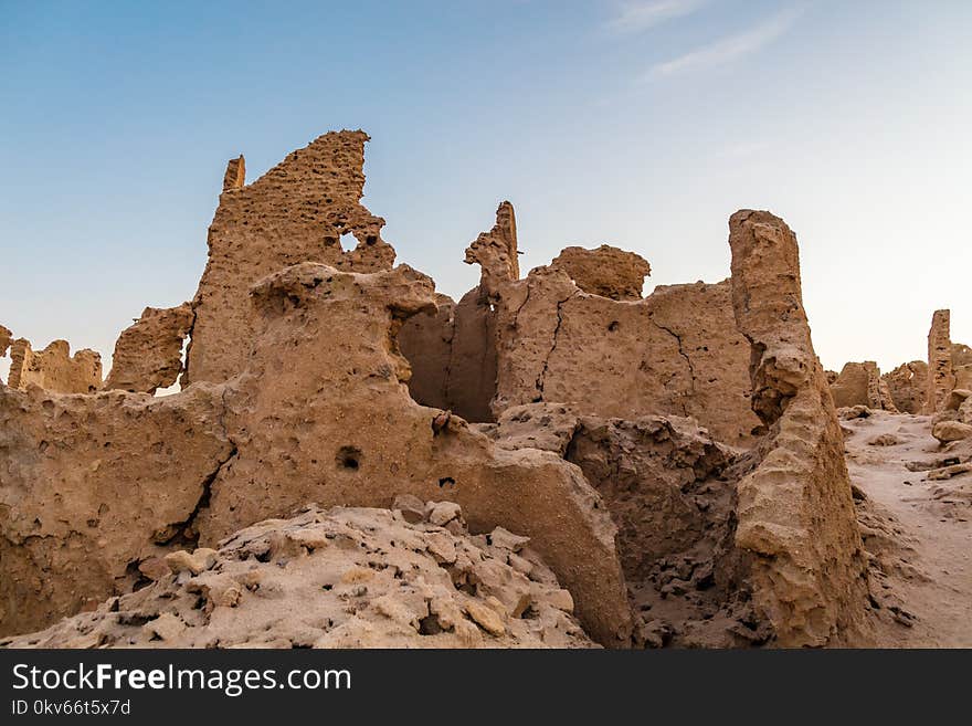 Historic Site, Ruins, Rock, Ancient History