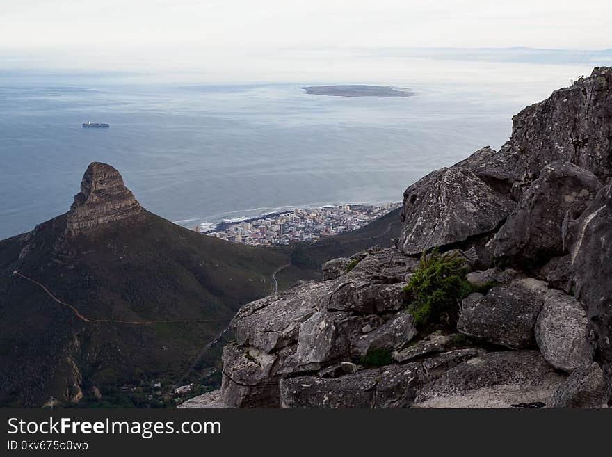 Mountain, Rock, Sky, Highland