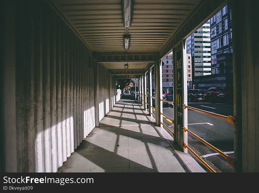 Concrete Hallway