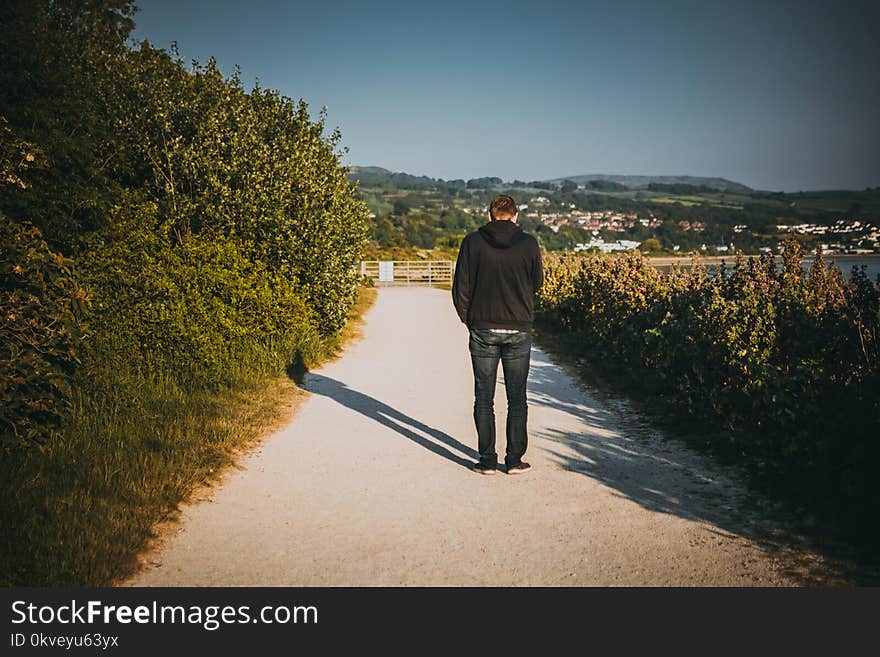 Man In Black Jacket