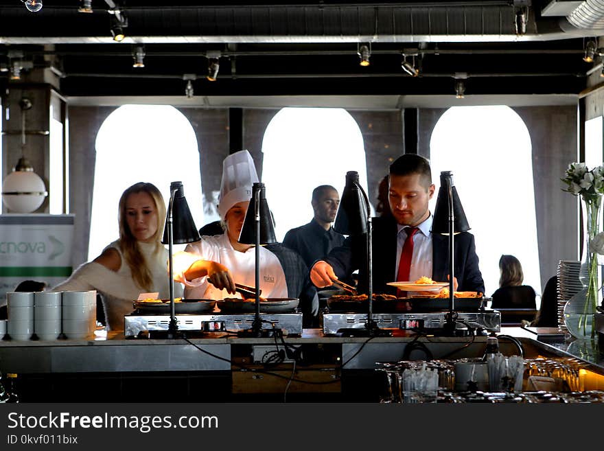 Four Man Cooking