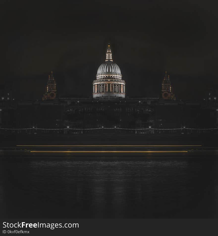 White and Brown Dome Building