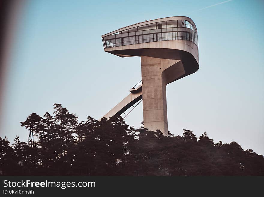 Brown Concrete Building