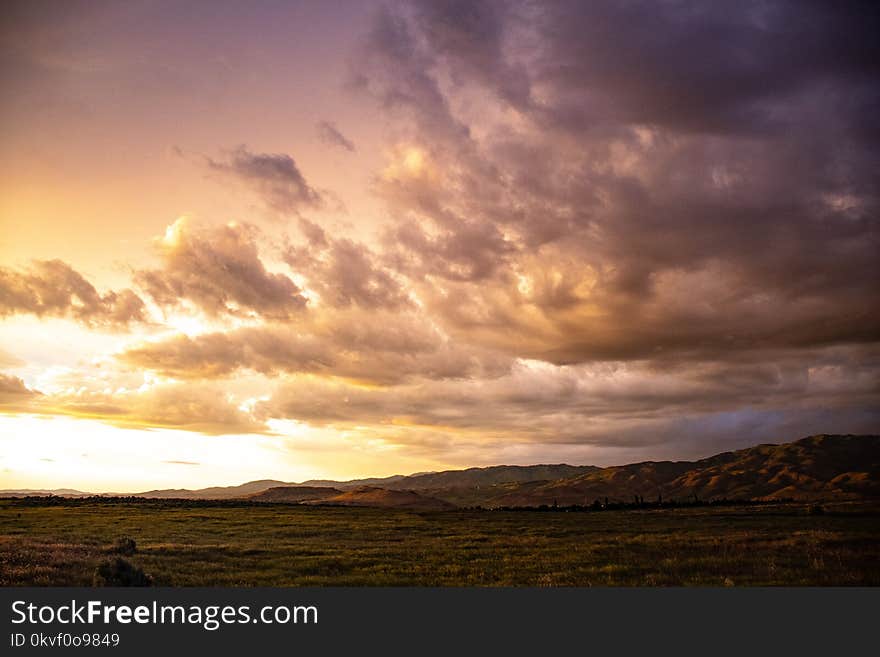 Landscape Photography of Mountain during Golden Hour