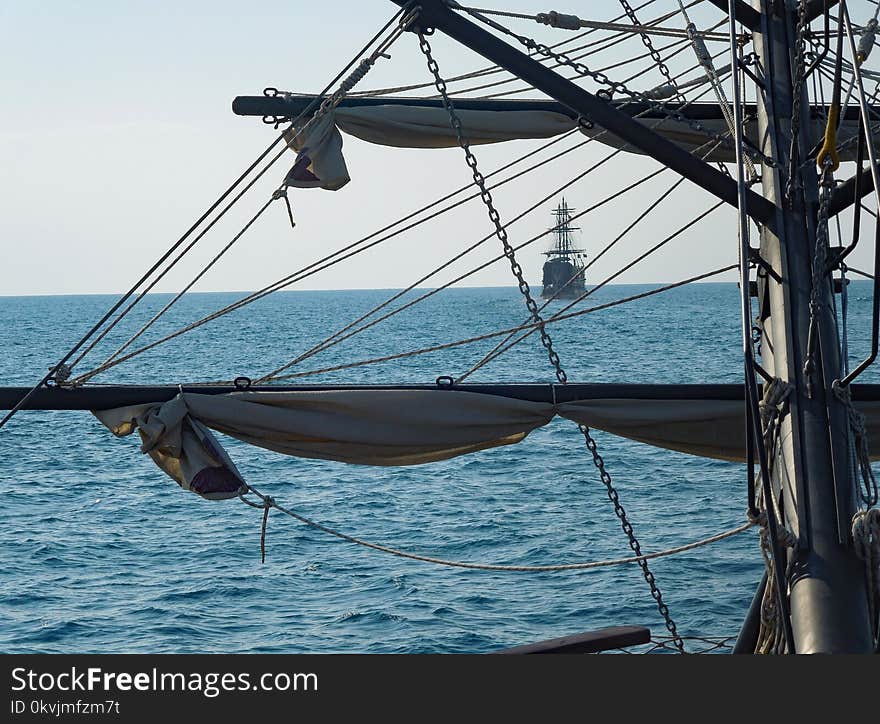 Sea, Water, Sailing Ship, Sail