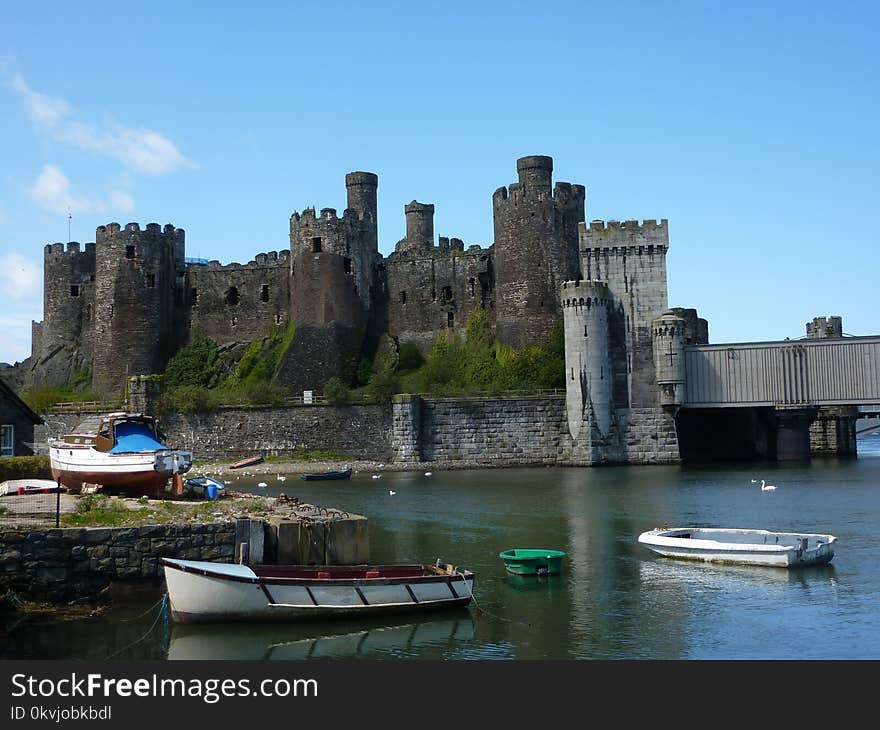 Waterway, Castle, Water, Building