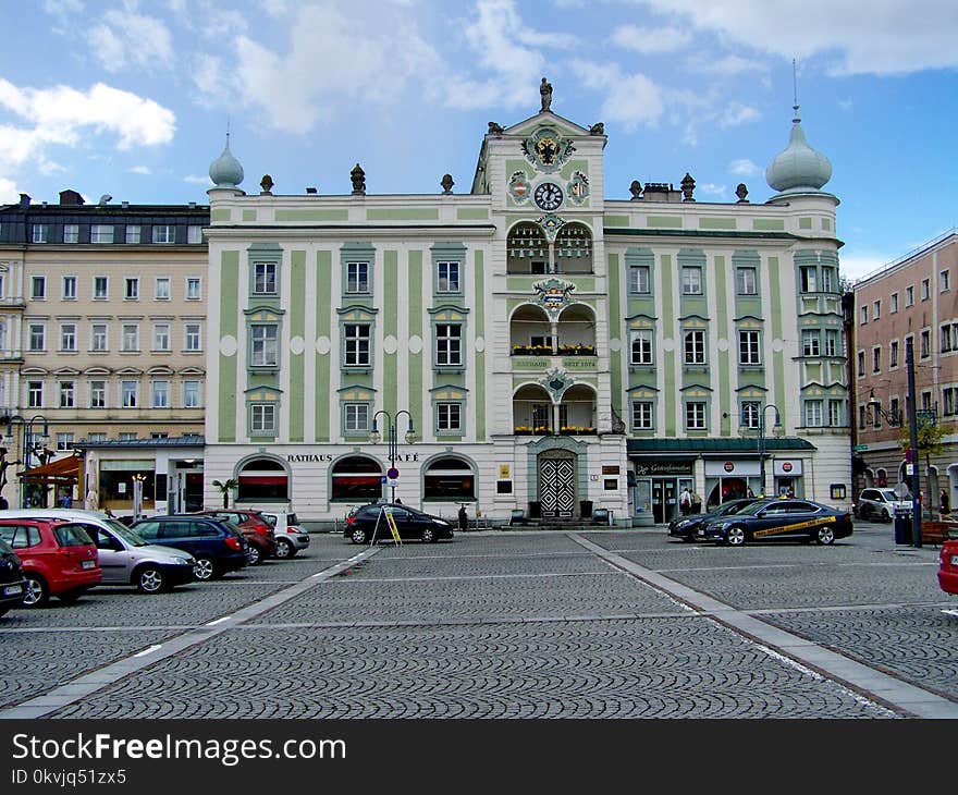 Landmark, Building, Town, Town Square