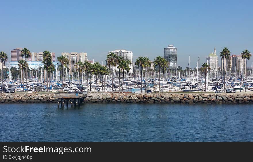 Marina, City, Harbor, Waterway