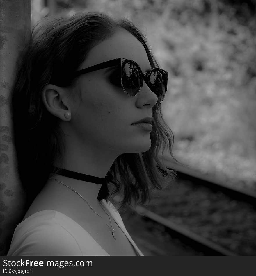 Eyewear, Face, Black, Photograph