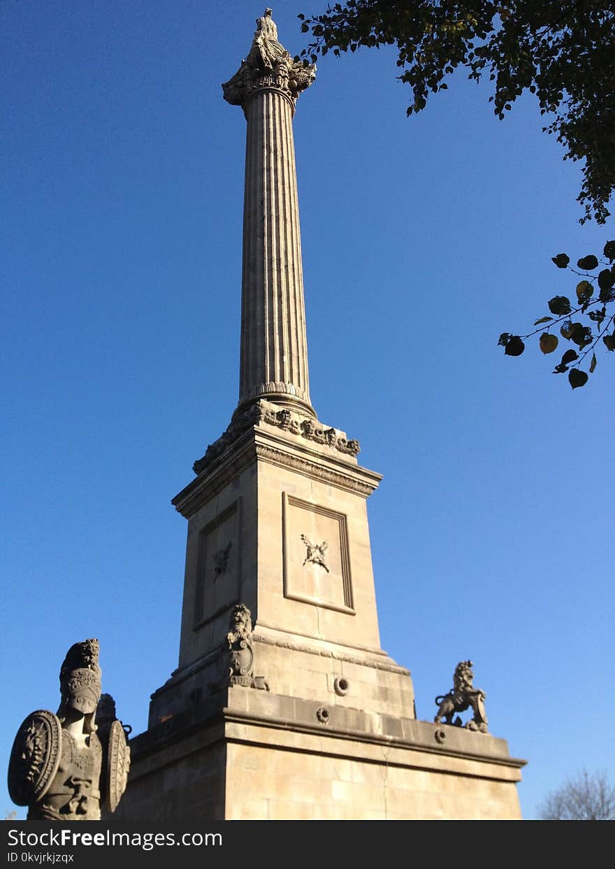 Landmark, Monument, Column, Spire