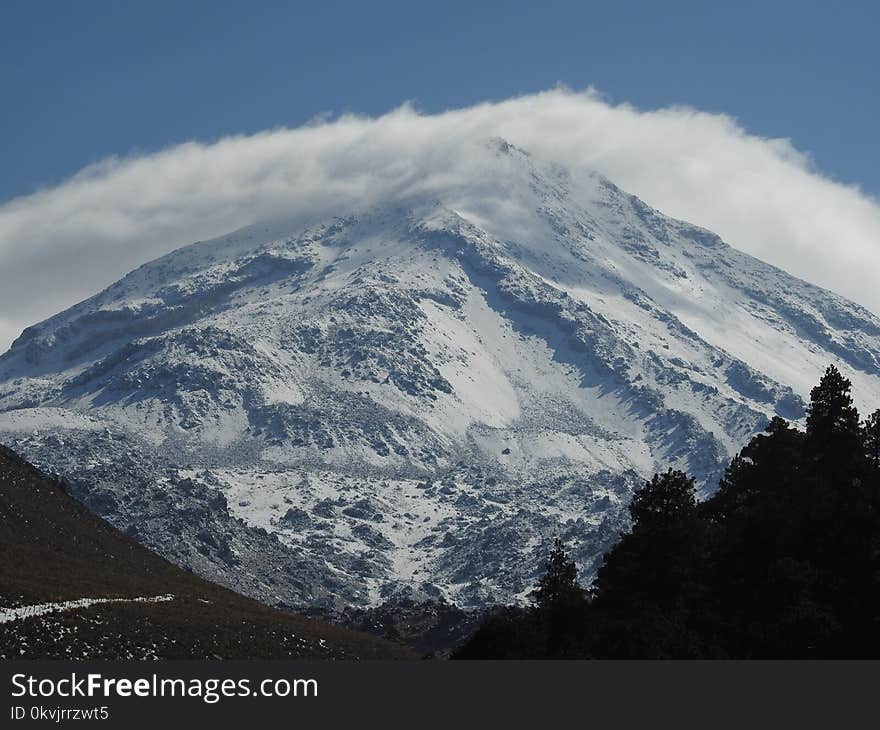 Mountainous Landforms, Mountain, Sky, Highland