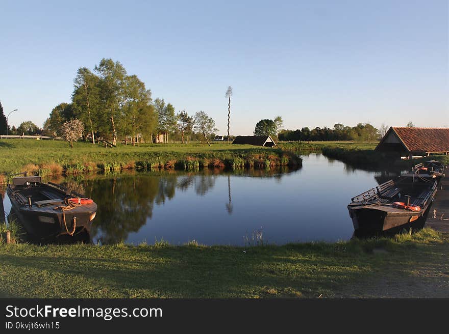 Waterway, Water, Reflection, Body Of Water