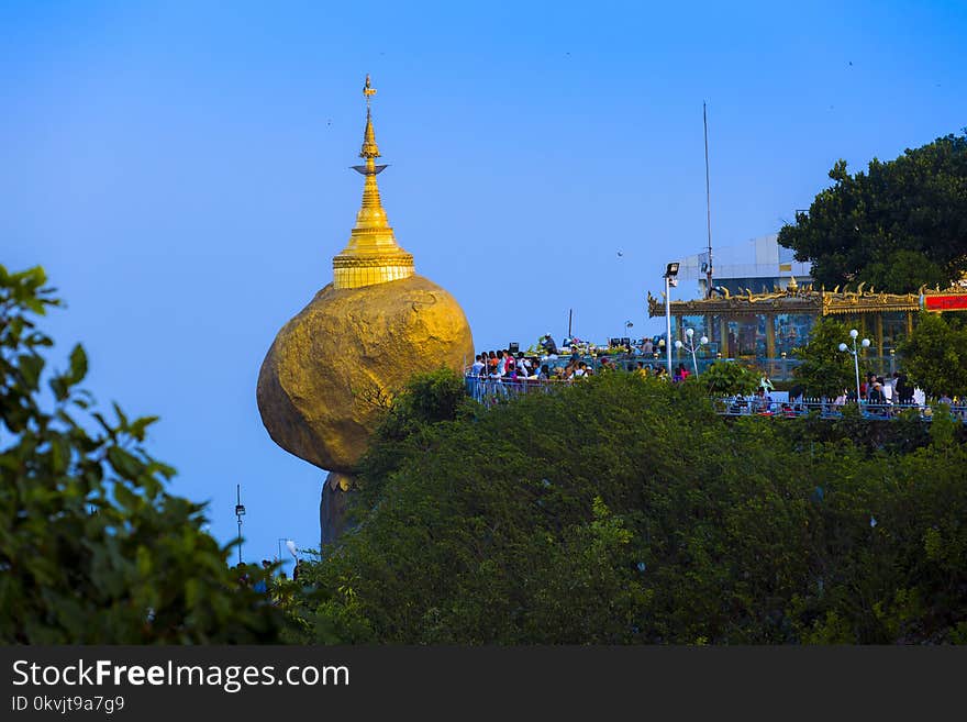 Landmark, Sky, Pagoda, Tower