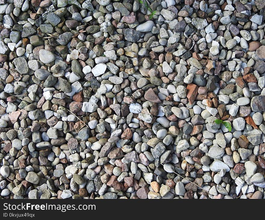 Pebble, Gravel, Rock, Material