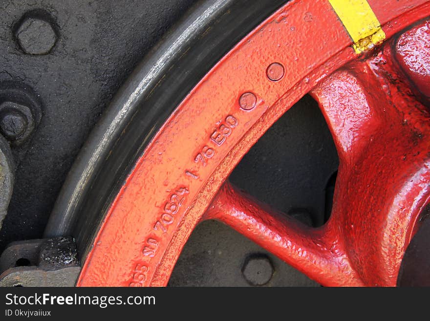 Wheel, Tire, Orange, Automotive Tire