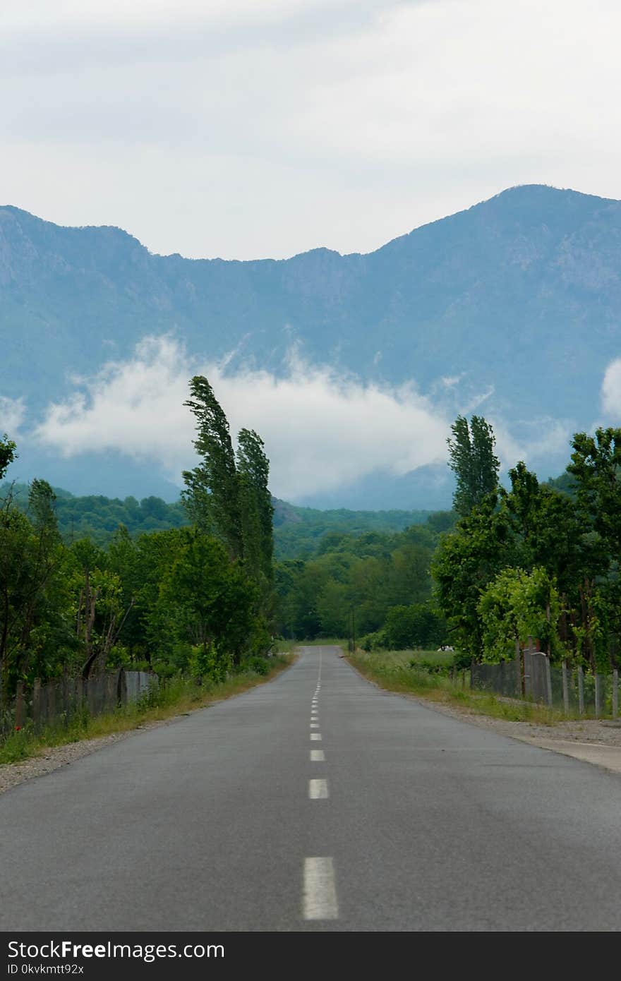 Nature landscape with travel concept, Albania