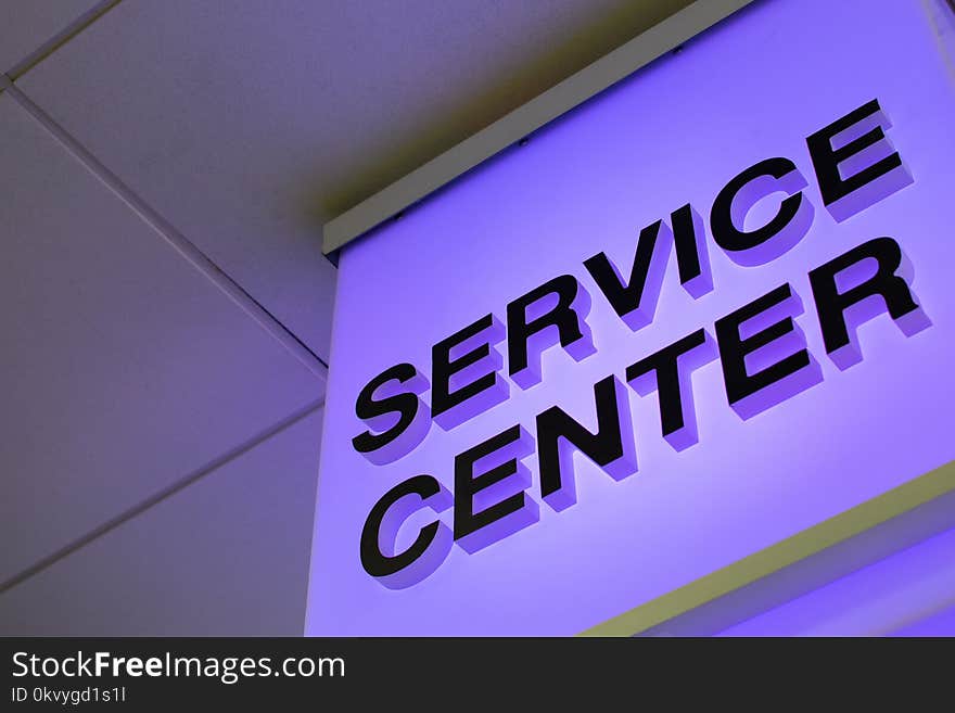 Service Center Signage