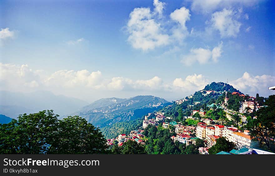 Scenic View of Mountains